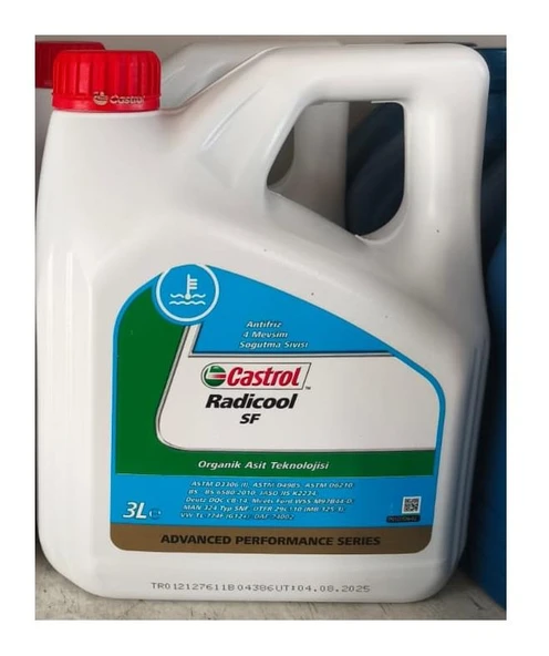 CASTROL RADİCOOL SF ANTİFİRİZ 3 LİTRE KIRMIZI ürün görseli 1