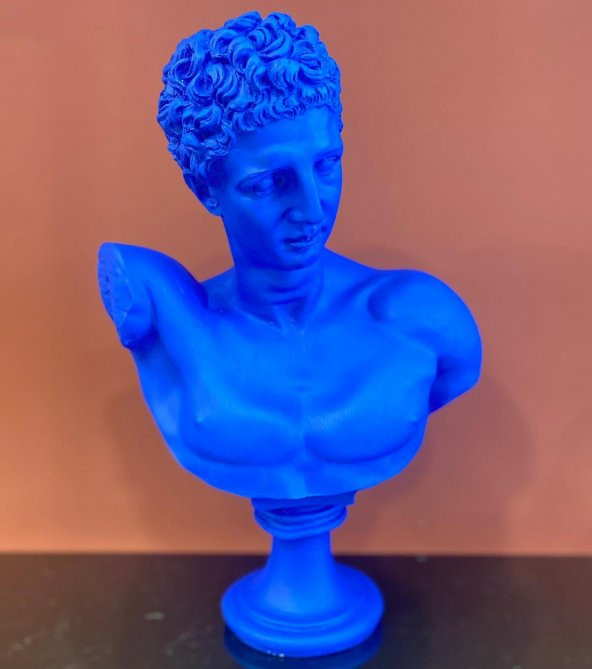 BÜYÜK HERMES BÜST HEYKEL BİBLO ürün görseli