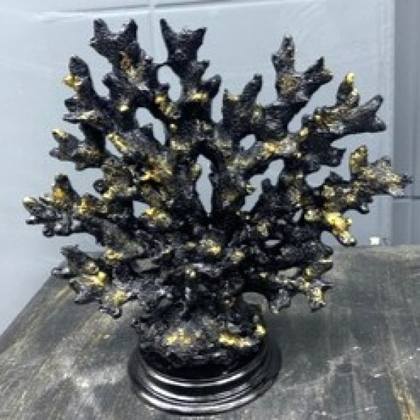 POLYESTER MERCAN SİYAH GOLD ESKİTME-PM101-10 ürün görseli