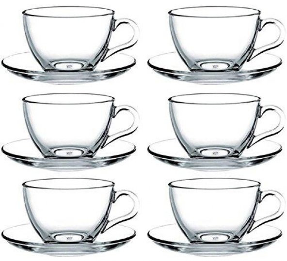Paşabahçe Basic 6 Kişilik Çay Nescafe Fincan Takımı 97948 - 3