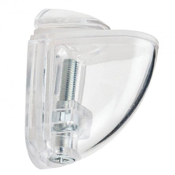 Pano Cam Raf Tutucu Cam Plastik Ayarlı Etejeri Şeffaf ürün görseli