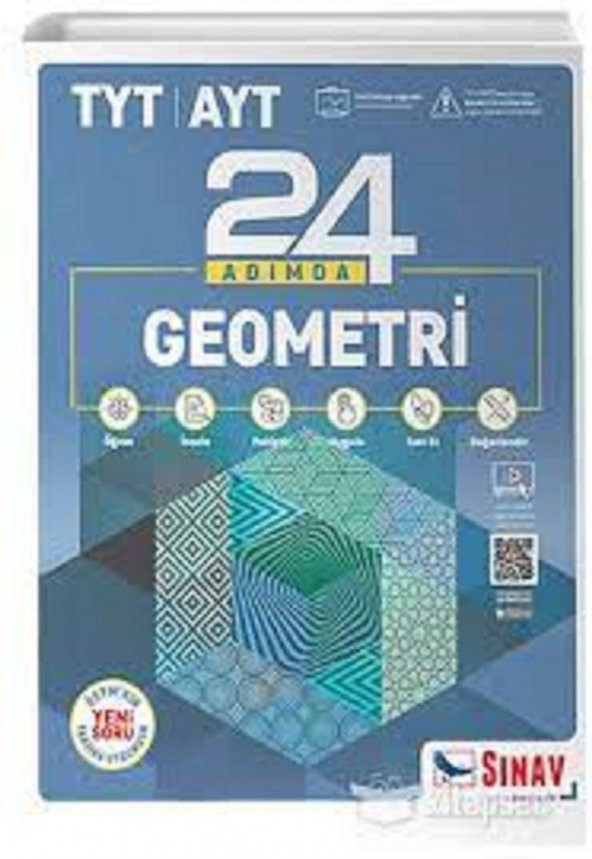 Sınav Yayınları TYT AYT 24 Adımda Geometri ürün görseli 1