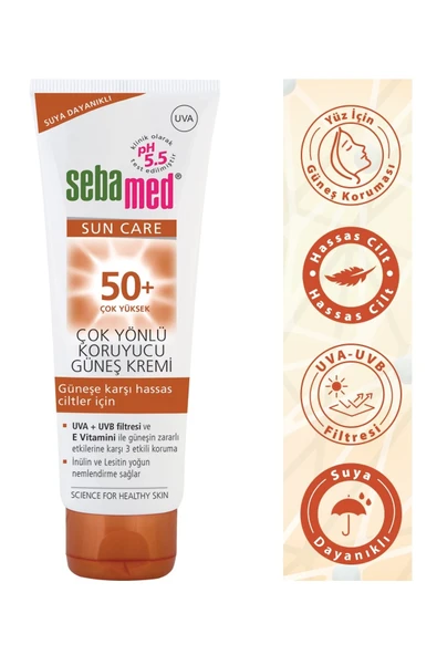 Sebamed Çok Yönlü Koruyucu 75 ml 50 Faktör Güneş Kremi