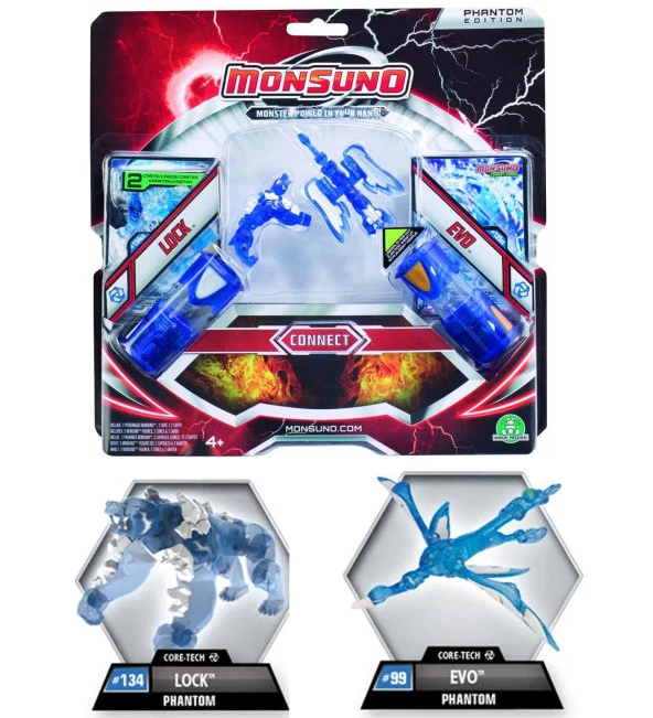 MONSUNO, Lisanslı Mega Arena, 4 Adet Kapsül-4 Figür-4 KART Full Oyun SETİ - 5