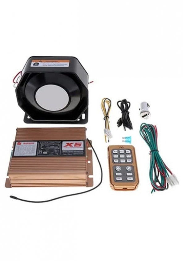 Profesyonel Siren 200 W Uzaktan Kumandalı Megafonlu Konuşmalı - 2