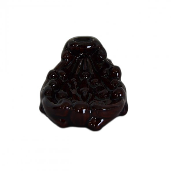 LokmanAVM Geri Akış Buhurdanlık Tütsülük Seramik Şelale Kahverengi Backflow C0897 - 5