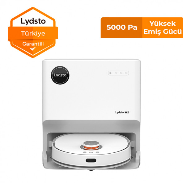 Lydsto W2 Çift Sterilizasyonlu Su & Toz Toplama Üniteli Robot Süpürge