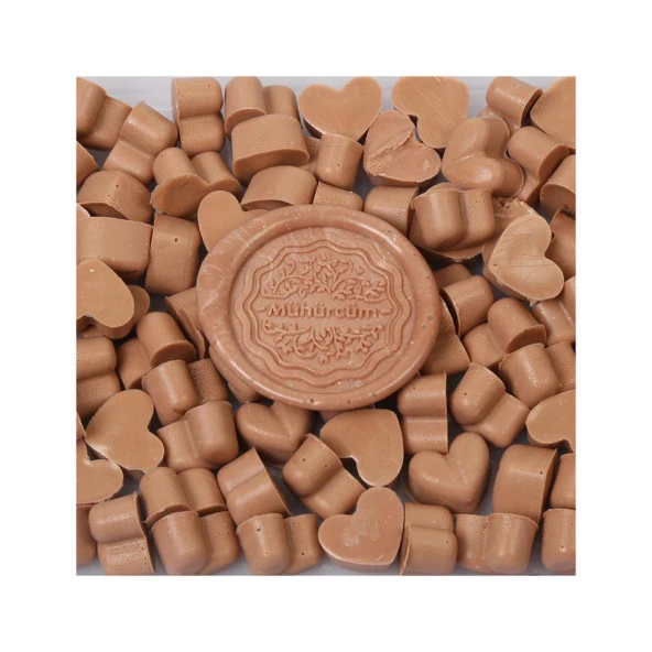 Mühür Mumu Eritme Kalp Boncuk Paket Model No: 107 KARAMEL SÜTLÜ - Resim 2