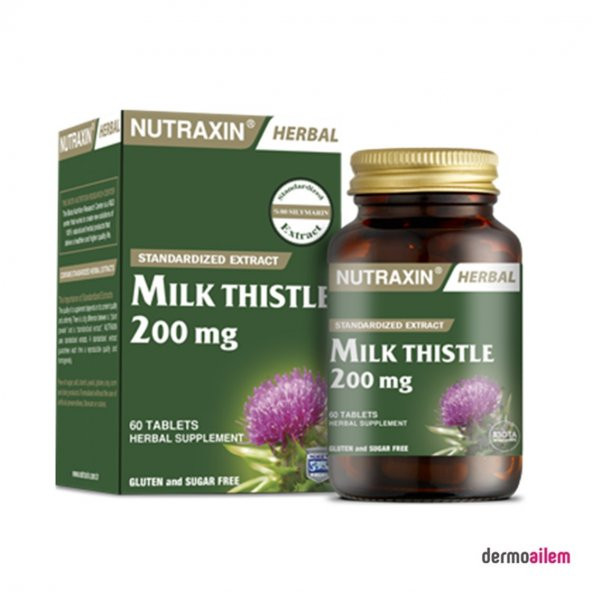 Nutraxin Milk Thistle 200 mg 60 Tablet