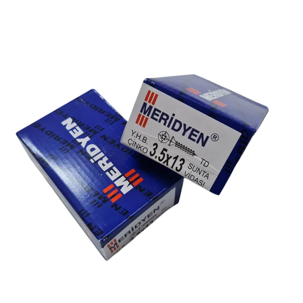 Meridyen Sunta Vidası 3.5 x 13 mm (Kutu İçinde 1000 Adet Bulunmaktadır.) - 5