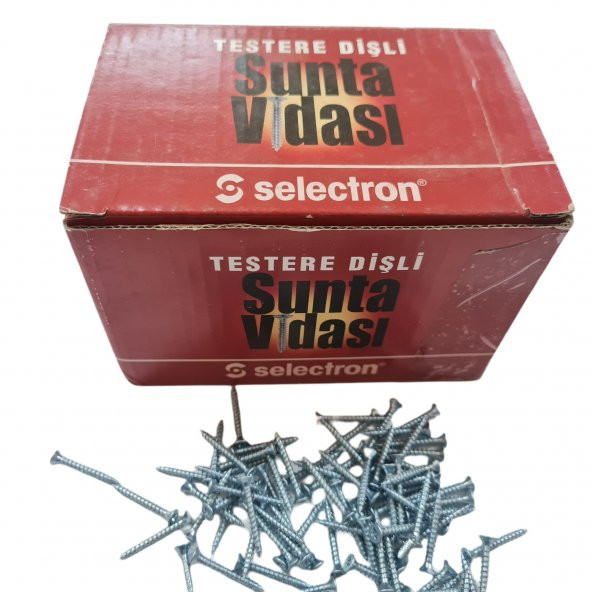 Selectron 30 x 25 mm Sunta Vidası (Kutu İçinde 1000 Adet Bulunmaktadır.) - 2
