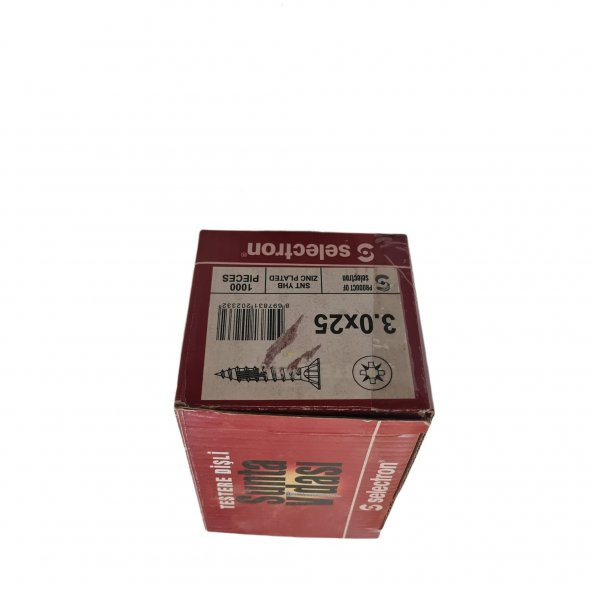 Selectron 30 x 25 mm Sunta Vidası (Kutu İçinde 1000 Adet Bulunmaktadır.) - 5
