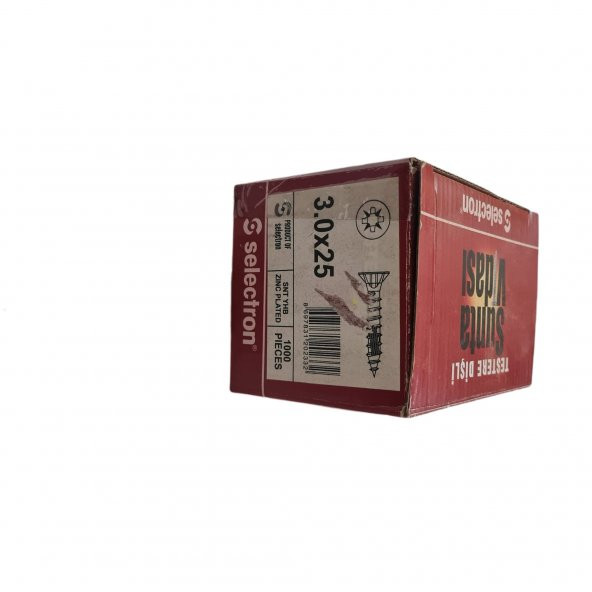 Selectron 30 x 25 mm Sunta Vidası (Kutu İçinde 1000 Adet Bulunmaktadır.) - 6