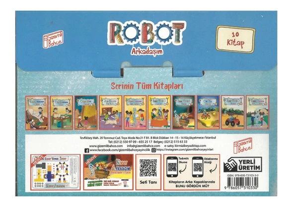 Gizemli Bahçe 2 ve 3. Sınıflar Robot Arkadaşım10lu Hikaye Seti Poster Hediyeli - 2