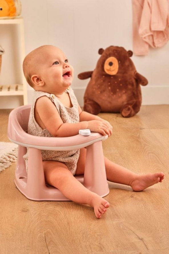 Flosoft Kaymaz Vakum Ayaklı Bebek Banyo Oturağı & Mama Oturağı 2in1 - 3