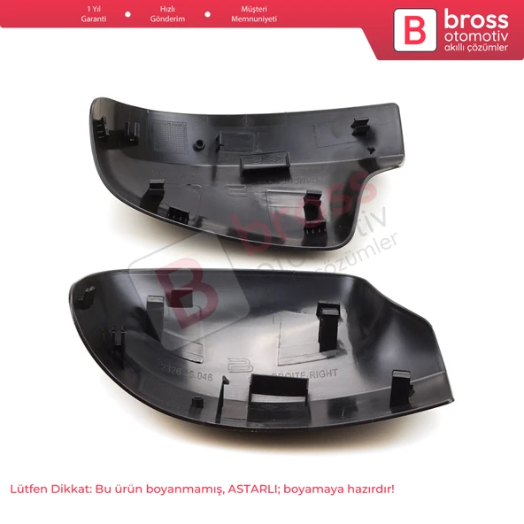 Dacia Duster 1 Sandero 2 Logan 2 için Sağ Sol Yan Dış Ayna Kapağı 963736915R, 963747198R - 4