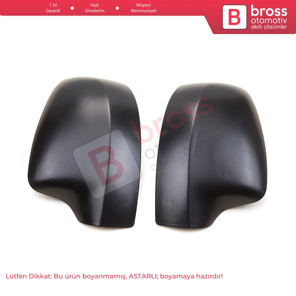 Dacia Duster 1 Sandero 2 Logan 2 için Sağ Sol Yan Dış Ayna Kapağı 963736915R, 963747198R