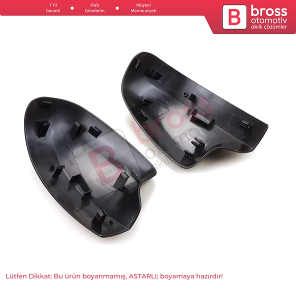 Dacia Duster 1 Sandero 2 Logan 2 için Sağ Sol Yan Dış Ayna Kapağı 963736915R, 963747198R - 3