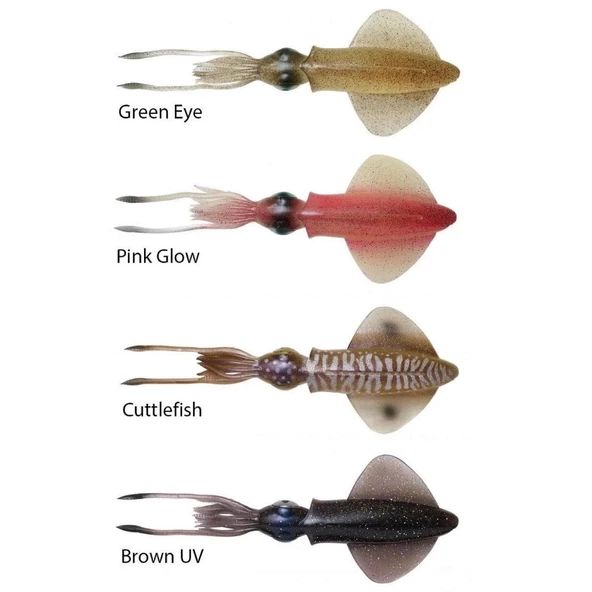 Savage Gear Swim Squid 9.5cm 5g Silikon Kalamar Suni Yem 4ad - 2