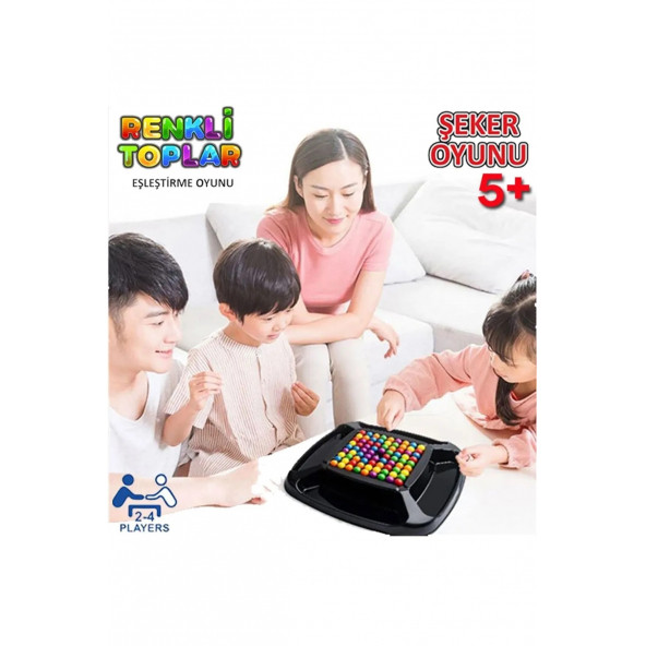 Oyuncak Candy Game Eşleştirme Oyunu Renkli Toplar Şeker Oyunu Eğitici Zeka Geliştirici şeker oyunu