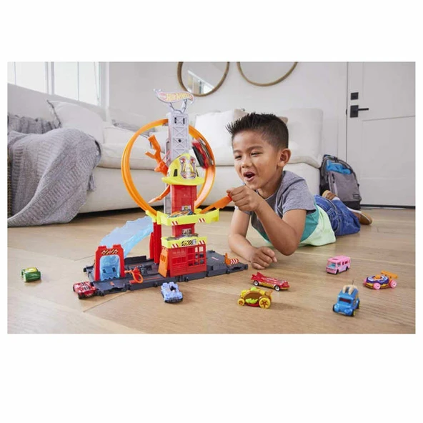 HKX41 Hot Wheels Çember Pistli İftaiye İstasyonu - 2