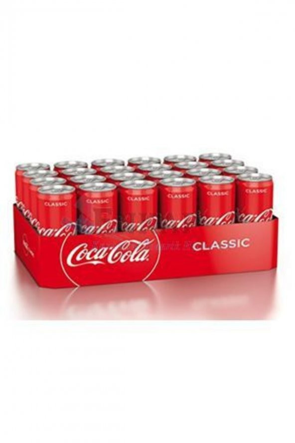 Coca Cola Kutu 330 Ml 24lü