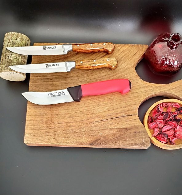 SürLaz Sürmene SürLaz Mutfak Bıçak Seti Et,Ekmek, Sebze+ Özel Üretim Yüzme Bıçağı