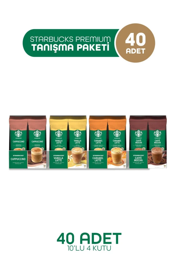 Starbucks Premium Kahve Karışımı Tanışma Paketi 40 Adet