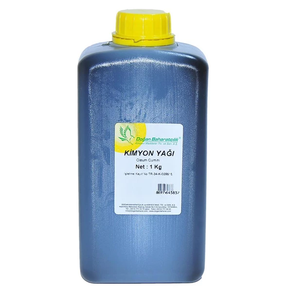 Doğan Baharatçılık Doğal Saf Kimyon Yağı 1Kg Kiloluk Bidon
