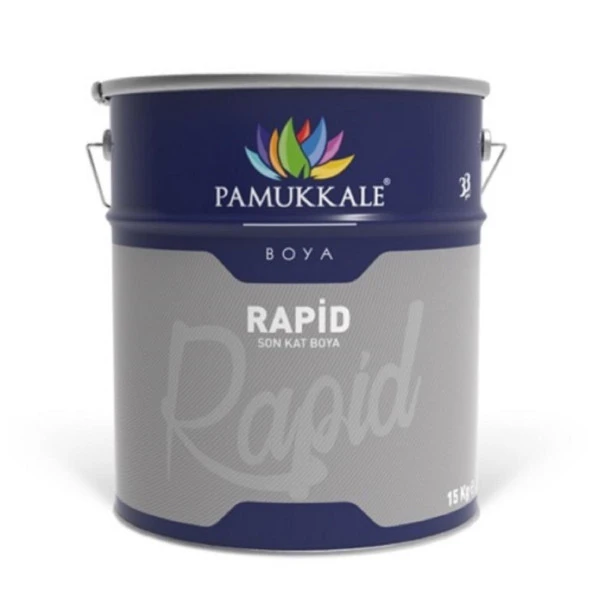 Pamukkale 1470 Rapid Endüstriyel Boya 50 Gloss 15 Kg Makina Gri Ral 7011