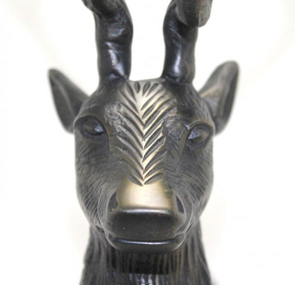 Metal Geyik 41 Cm Biblo Dekoratif Hediyelik - 2