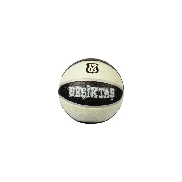 Beşiktaş Basketbol Topu Beşiktaş No:7 Siyah Beyaz Basketbol Topu