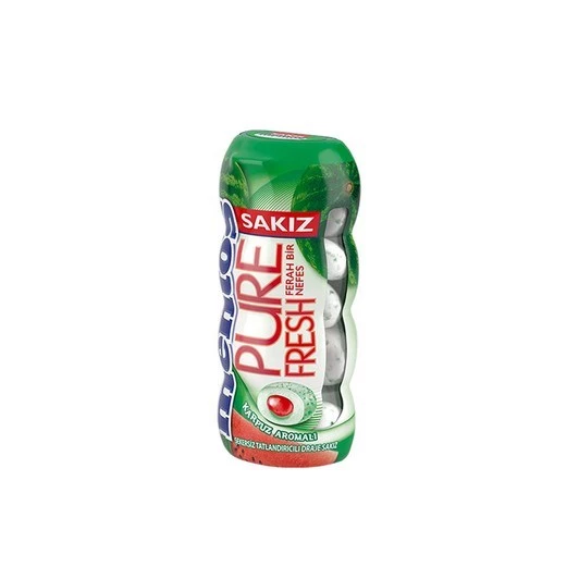 Mentos Pure Fresh Karpuz Aromalı Draje Sakız 30 gr x 12 Adet - 2