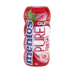 Mentos Pure Fresh Çilek Aromalı Draje Sakız 30 gr x 12 Adet - 2