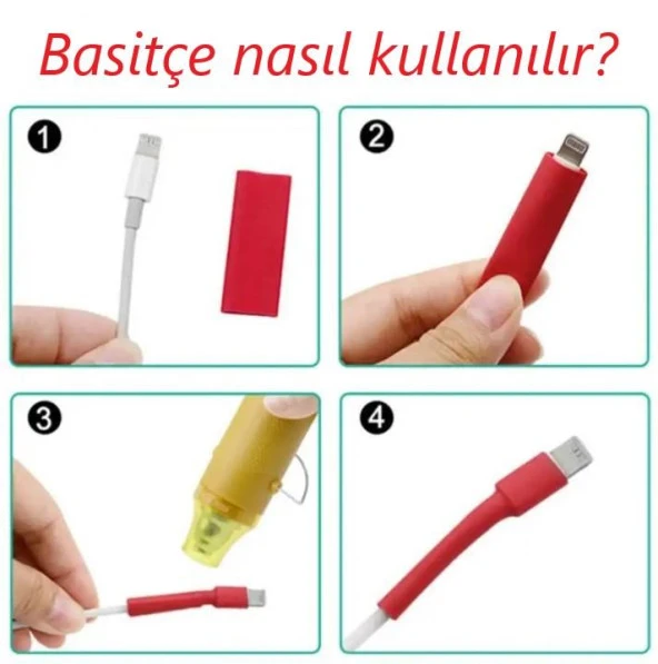 Selektrom 16 Farklı Ölçüde 6 Renk Isıyla Daralan Makaron Seti - 8