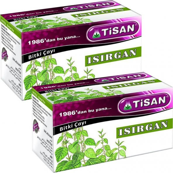 Tisan Isırgan Bitki Çayı Süzen Poşet 2 x 20li