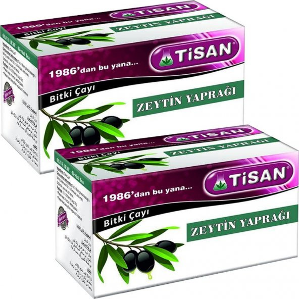 Tisan Zeytin Yaprağı Bitki Süzen Poşet Çay 2 x 20li