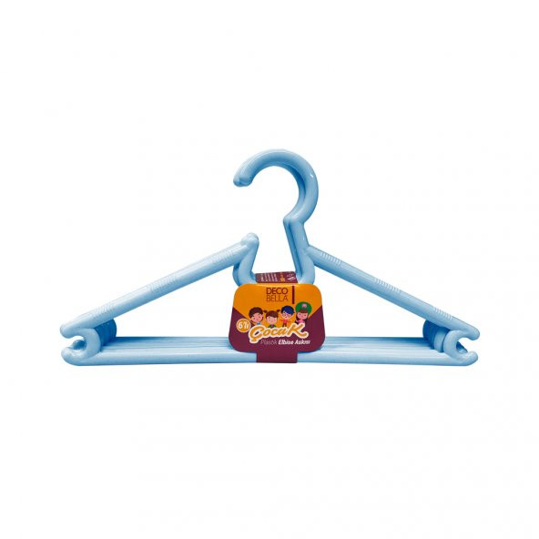 12li Çocuk Elbise Askısı Bebek Askısı