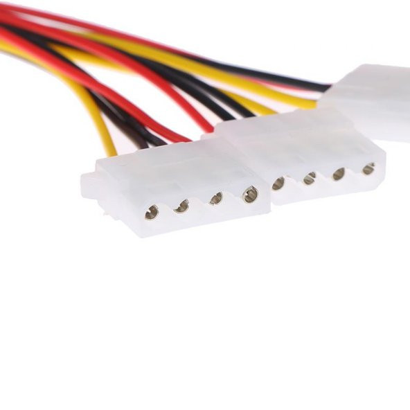 PrimeX PX-4999 ide Hdd 4 Pin 3 Port Hard Disk Power Çoklayıcı Güç Kablosu, Psu Molex Çoklayıcı - 3