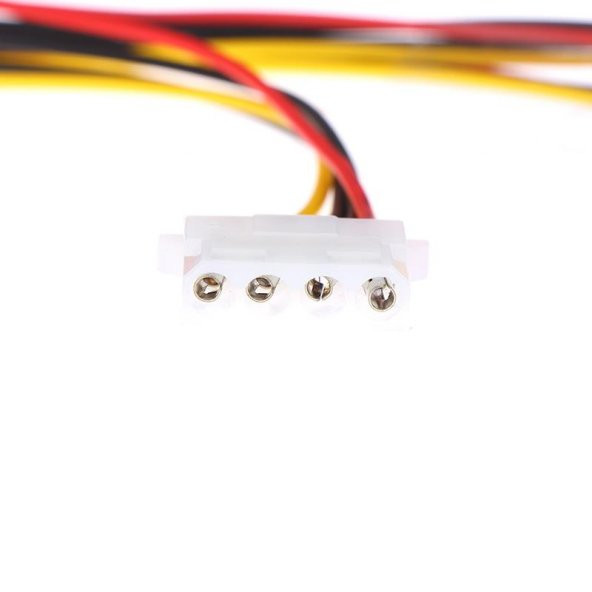 PrimeX PX-4999 ide Hdd 4 Pin 3 Port Hard Disk Power Çoklayıcı Güç Kablosu, Psu Molex Çoklayıcı - 5