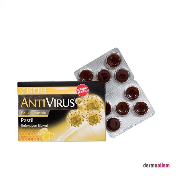 Cistus Antivirus Ballı Limonlu 10 Pastil