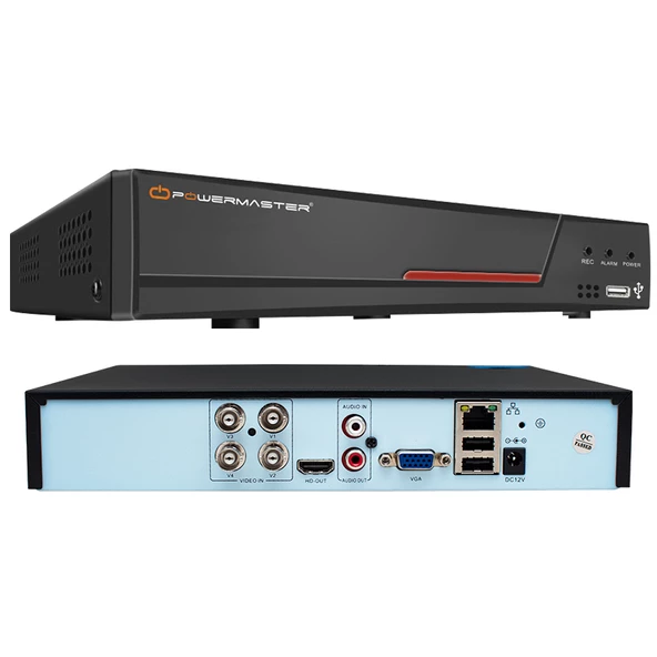 POWERMASTER PM-4410 4 KANAL 6IN1 DVR KAYIT CİHAZI (H265)