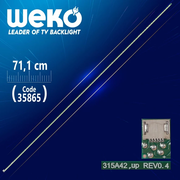 315A42 UP REV0.4 - 6916L-2955A - 71.1 CM 76 LEDLİ - (WK-1327)