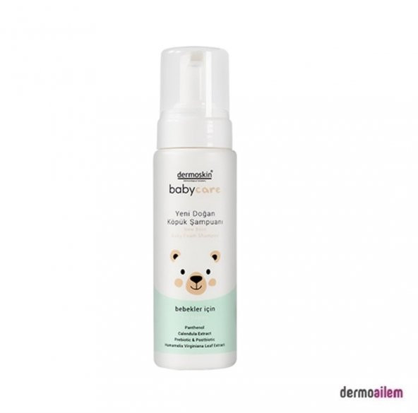 Dermoskin BabyCare Yeni Doğan Köpük Şampuanı 200 ml