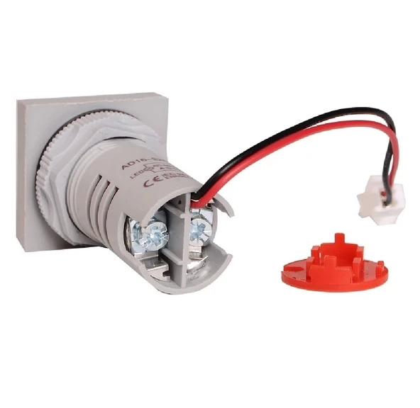 AC 20-500V 100A Kare Dijital Voltmetre Ampermetre 220V Kırmızı - 4