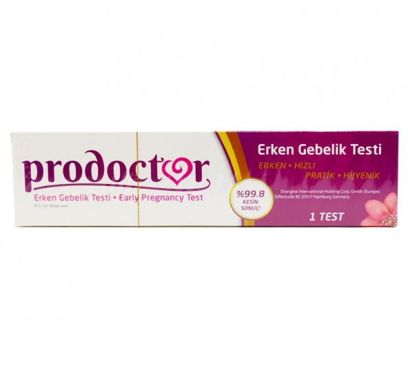 Prodoctor Pratik Erken Gebelik Testi (Skt:10/2025) - 2