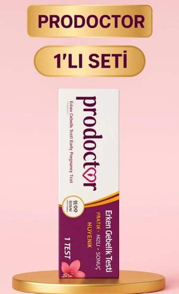 Prodoctor Pratik Erken Gebelik Testi (SKT:01/2027) - Resim 2
