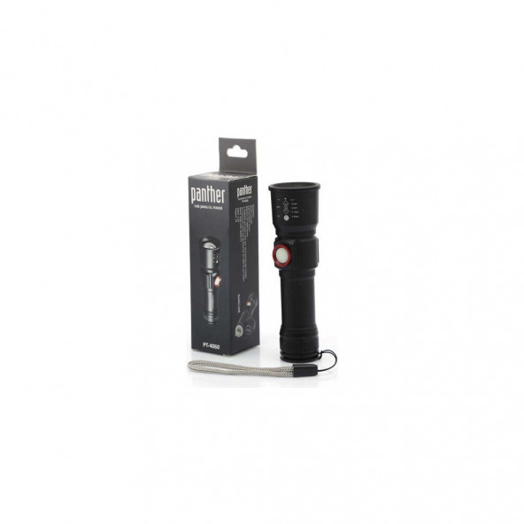 Panther PT-4060 USB Şarjlı Fener - 3