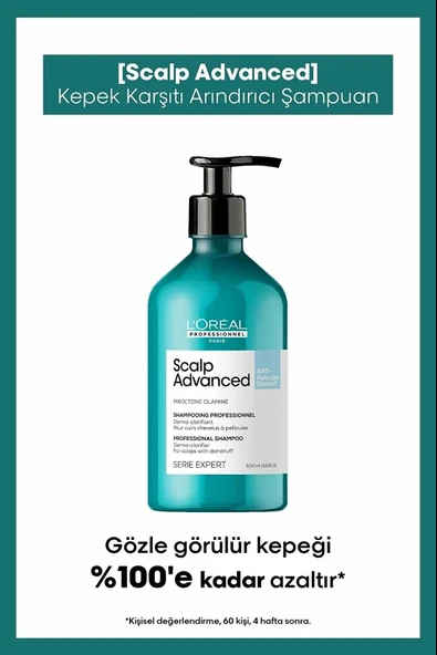 Loreal Professionnel Serie Expert Scalp Advanced Kepek Karşıtı Profesyonel Şampuan 500 Ml