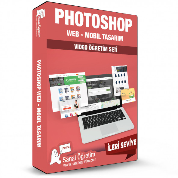 Photoshop Web - Mobil Arayüz Tasarımı Video Ders Eğitim Seti